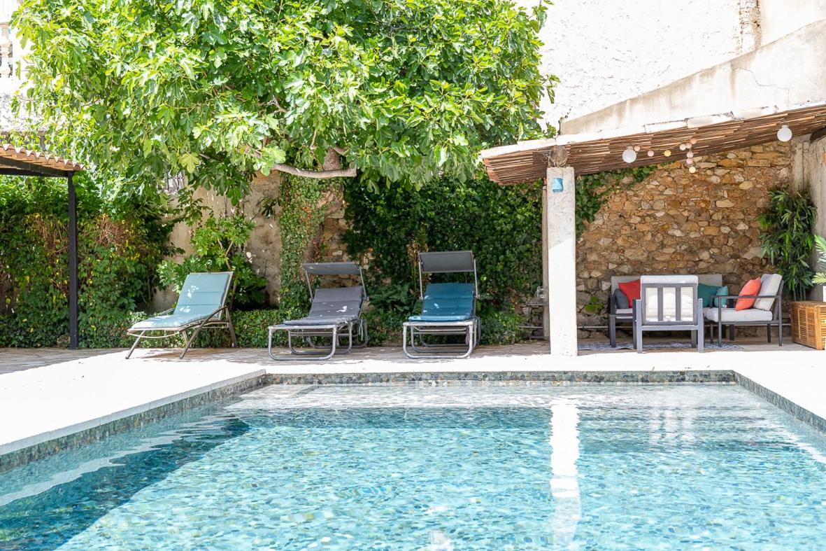 Maison De Maitre 230M² En Plein Coeur Du Village Camps-la-Source エクステリア 写真